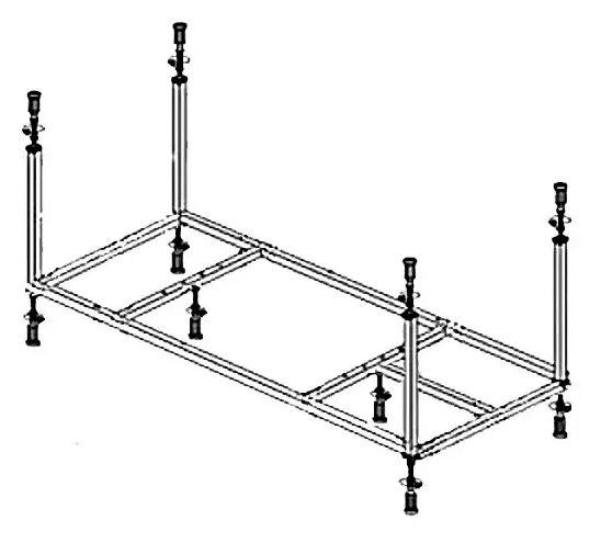 Ножки для ванны Cezares Slim 4 шт SLIM-Corner-MF