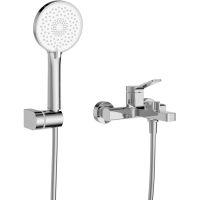 Смеситель для ванны BelBagno Albano ALBANO-VASM-CRM с душевым гарнитуром Смеситель для ванны BelBagno Albano ALBANO-VASM-CRM с душевым гарнитуром