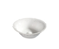 Накладная раковина  (44х44) Bronze de Luxe, белая  2421