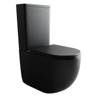 Напольный пристенный унитаз Ceramica Nova Metropol Rimless CN4001MB