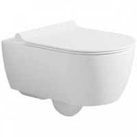 Подвесной безободковый унитаз с функцией биде с сиденьем микролифт Bien Harmony HRKA052N3VP0W3000