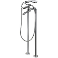 Смеситель для ванны и душа напольный Kaiser Trio 57222, хром