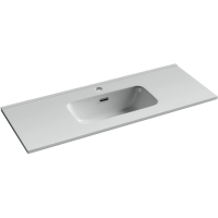 Раковина встраиваемая сверху (101х39,5) Ceramica Nova Compact CN7027