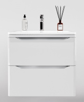 Тумба под раковину Style Line Марелла 70 Люкс Plus СС-00002408 белый глянец