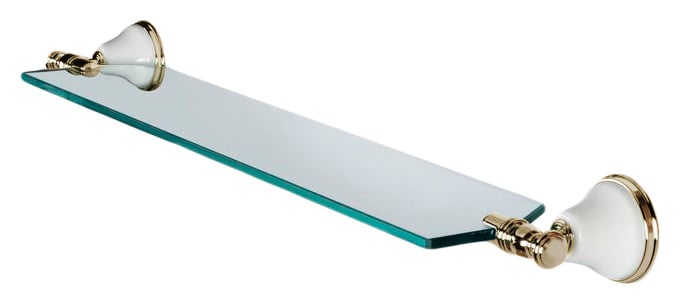 Полка стеклянная Tiffany World TWHA018bi/oro