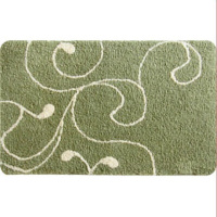 Коврик для ванной комнаты IDDIS Flower Lace 60*90 см микрофибра green (412M690I12)