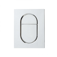 Кнопка смыва для инсталляции пневматическая WONZON & WOGHAND, хром WW-IB257-CR