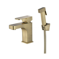 Смеситель для раковины KAISER с гигиеническим душем Sonat (34088-1)