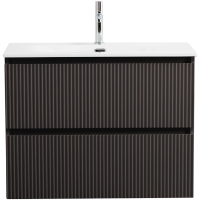 Тумба под раковину 80 BelBagno Uno UNO-800-2C-SO-GSO темно-серый матовый, без раковины