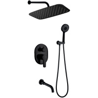 Душевая система Berges Wasserhaus Ventas 3O Black 073010