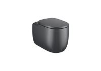 Унитаз приставной безободковый Roca Beyond  Rimless 3470B7640 оникс матовый