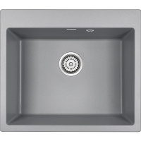 Кухонная мойка Paulmark  Kante 60 PM106052-GRM серый металлик