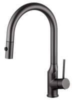 Смеситель для кухни с выдвижным изливом WONZON & WOGHAND, темный графит WW-A21252-BGG Смеситель для кухни с выдвижным изливом WONZON & WOGHAND, темный графит WW-A21252-BGG