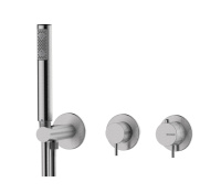 Смеситель для душа Bossini Nobu INZ227.075 нержавеющая сталь матовая