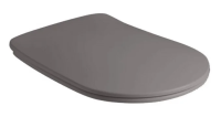 Крышка-сиденье для унитаза Kerasan Nolita 539189 Slim микролифт, серый матовый