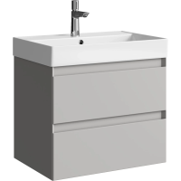 Тумба без раковины 64 см Aqwella Geometria GE01652ST серый туман матовый