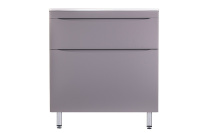 Тумба под раковину напольная Style Line Бергамо СС-00002315 серый