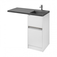 Тумба с раковиной Aquaton Лондри 40 1A2360K3LH010 правая