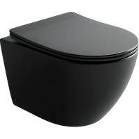 Подвесной унитаз Ceramicanova Uno Rimless CN11001TMB торнадо