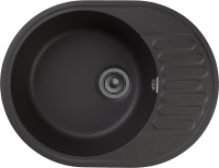 Кухонная мойка GranFest Quartz 58, 58 черный