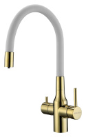 Смеситель для кухни с подключением к фильтру  Paulmark Salix Sa213419-Gw