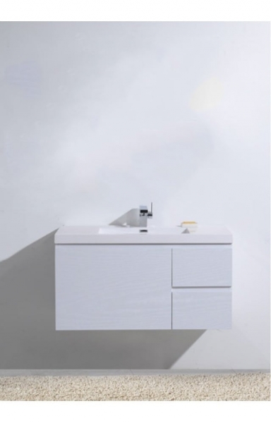 База под раковину подвесная BelBagno BB800VAC/BL Bianco Lucido