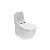 Унитаз безободковый напольный с функцией биде Creavit Foglia FG360-00CB00E-0000