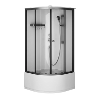 Душевая кабина (90х90) Am.Pm X-Joy W94C-401A-090BT черный матовый