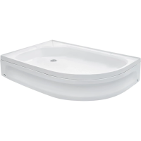 Акриловый душевой поддон (100х80) Wemor 10000002316 Левая