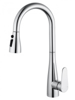 Смеситель для кухни с выдвижным изливом WONZON & WOGHAND, хром WW-121E201B-CR