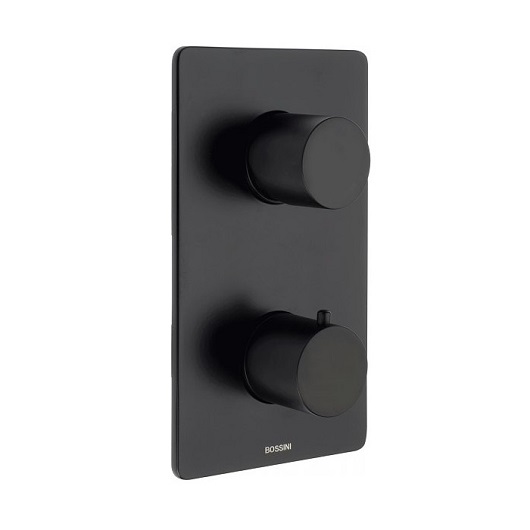 Термостат для душа Bossini Oki (внешняя часть) черный Z00002.073 Термостат для душа Bossini Oki (внешняя часть) черный Z00002.073