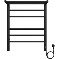 Полотенцесушитель электрический с полкой (45х60) П6 Terminus Аврора 4670078556912 черный