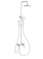 Душевая система с техническим душем WONZON & WOGHAND, белый матовый WW-A30874-MW Душевая система с техническим душем WONZON & WOGHAND, белый матовый WW-A30874-MW