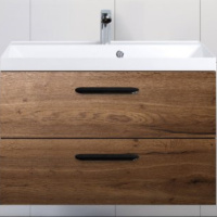 База под раковину подвесная BelBagno AURORA-800-2C-SO-RT Rovere Tabacco