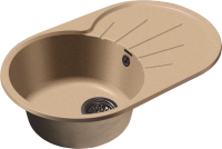Кухонная мойка GranFest Rorndo 750L, R-750L песочный