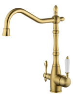 Смеситель для кухни c подключением фильтра WONZON & WOGHAND, брашированное золото WW-88458006-BG Смеситель для кухни c подключением фильтра WONZON & WOGHAND, брашированное золото WW-88458006-BG