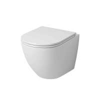 Унитаз подвесной безободковый Grossman  GR-4455SQ с сиденьем микролифт