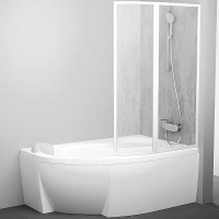 Шторка для ванны Ravak Supernova VSK2 Rosa 170 R 76PB010041