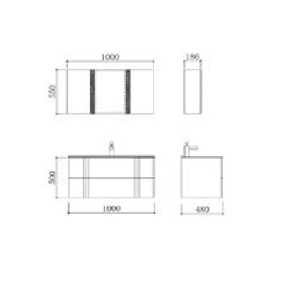 Комплект мебели Orans NL-006-1000