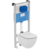 Комплект унитаза с инсталляцией Ideal Standard Tesi AquaBlade T386801