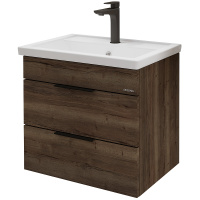 Тумба подвесная Grossman ФОРТА-60 см 1060052 с 2-я ящ, темный дуб