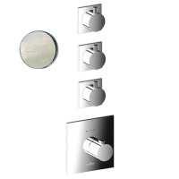 Смеситель для душа встраиваемый с термостатом Webert Elio EL971502345, никель