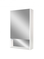 Зеркало шкаф с подсветкой Art&Max Foggia AM-Fog-600-800-1D-R-DS-F-White