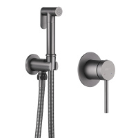 Смеситель ABBER Emotion AF8825NG с гигиеническим душем, никель Смеситель ABBER Emotion AF8825NG с гигиеническим душем, никель