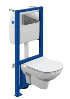 Комплект Cersanit CITY CO DPL EO slim + LINK PRO + ESTETICA пластик хром глянцевый 64121