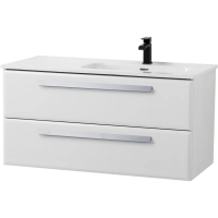 Тумба под раковину Cezares ECO-CER-N-1000-2C-SO-BL-R  Bianco Lucido без ручек