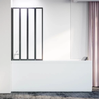 Шторка на ванну Veconi Palau PL-74L, (90x150) PL74BL-90-01-19C4