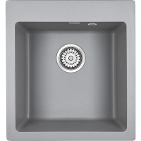 Кухонная мойка Paulmark  Kante 45 PM104651-GRM серый металлик