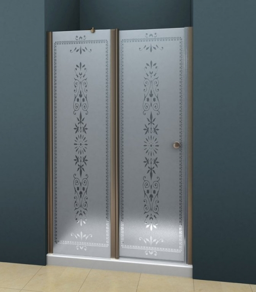 Душевая дверь в нишу Cezares ROYAL PALACE-A-B-12-60/60-CP-G