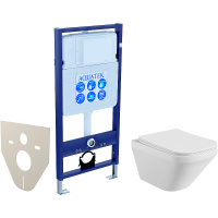 Комплект унитаза с инсталляцией  SET AQUATEK ЛИРА
